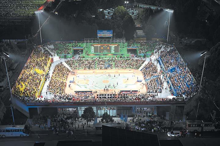 The opening ceremony was packed with people